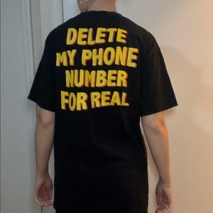Broken Promises Delete My Number Tee